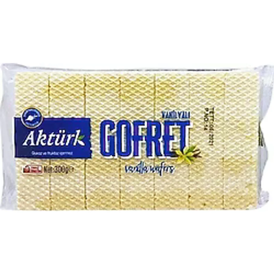 Aktürk Vanilyalı Gofret 300 gr