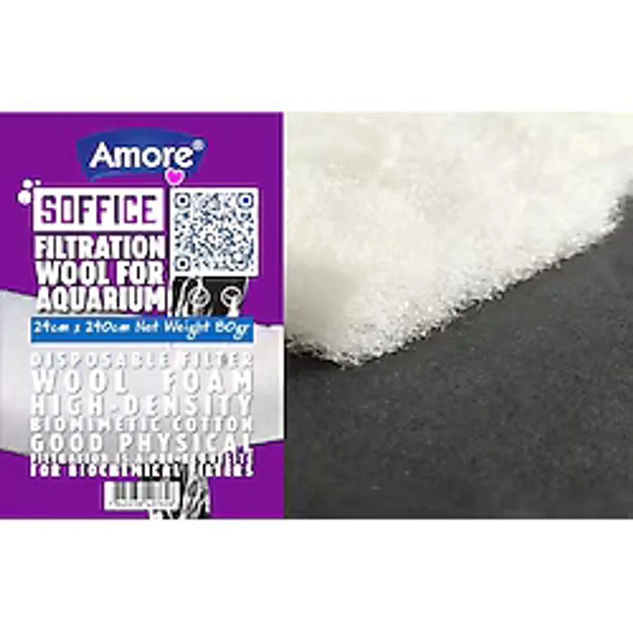 Akvaryum 80gr Silikonsuz Filtre Elyafı 24x240cm Soffice