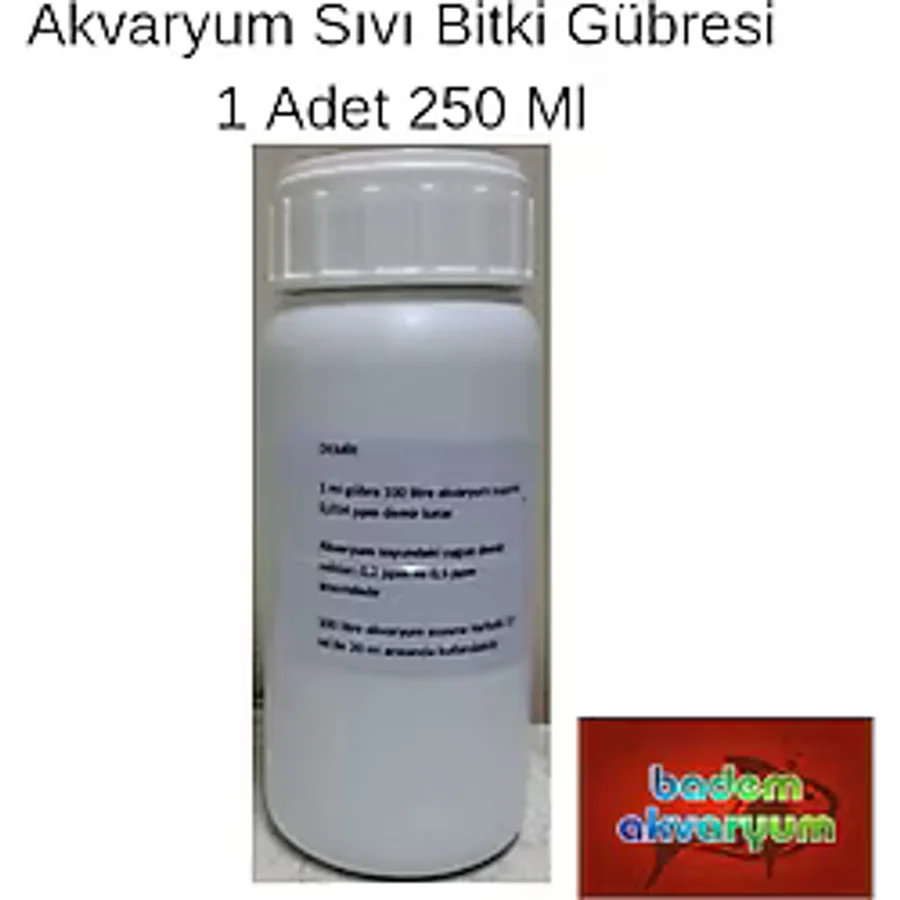 Akvaryum Sıvı Bitki Gübresi 1 Adet 250 Ml Potasyum