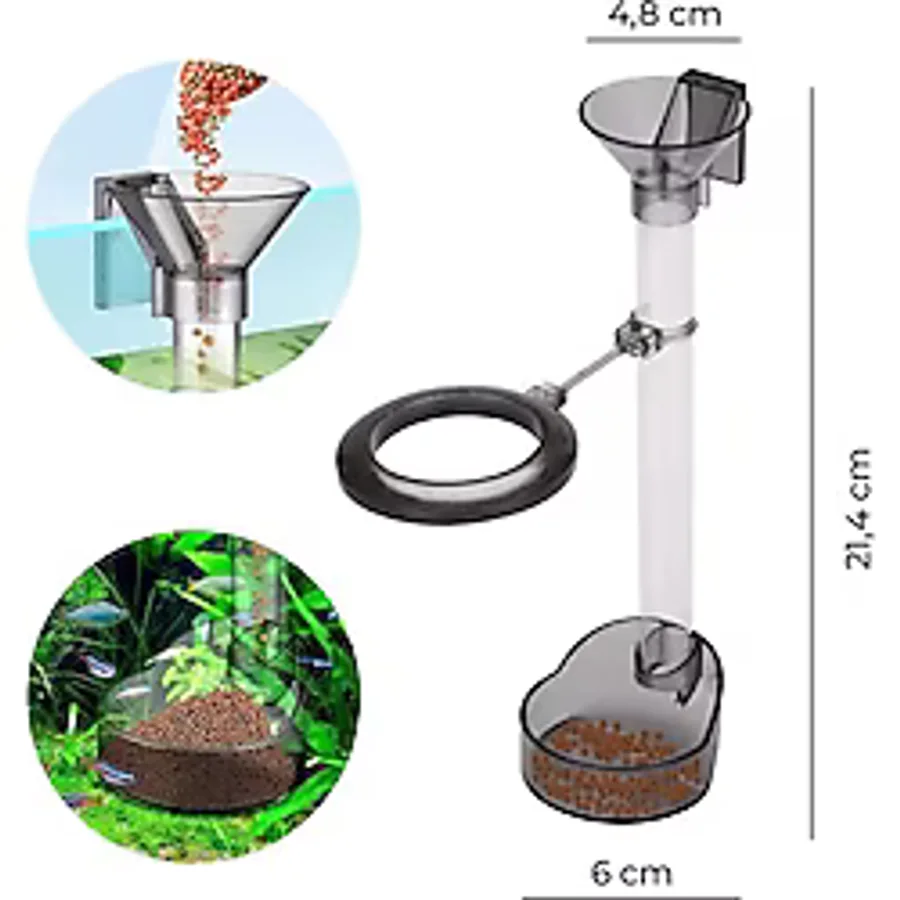 Akvaryum Yemleme Tüpü 21-37,6 cm Ayarlı