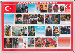 Akyazı 70x100 Atatürk Köşesi Metal Çerçeve