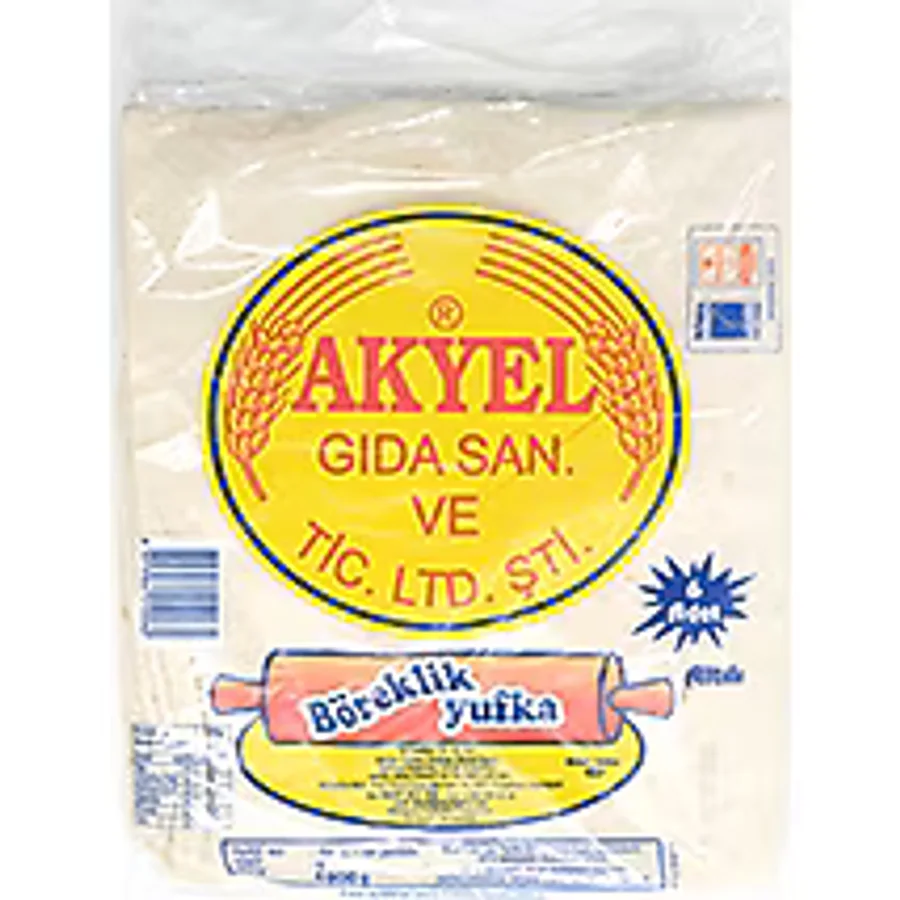 Akyel Yufka Böreklik 6 Adet 1 Kg