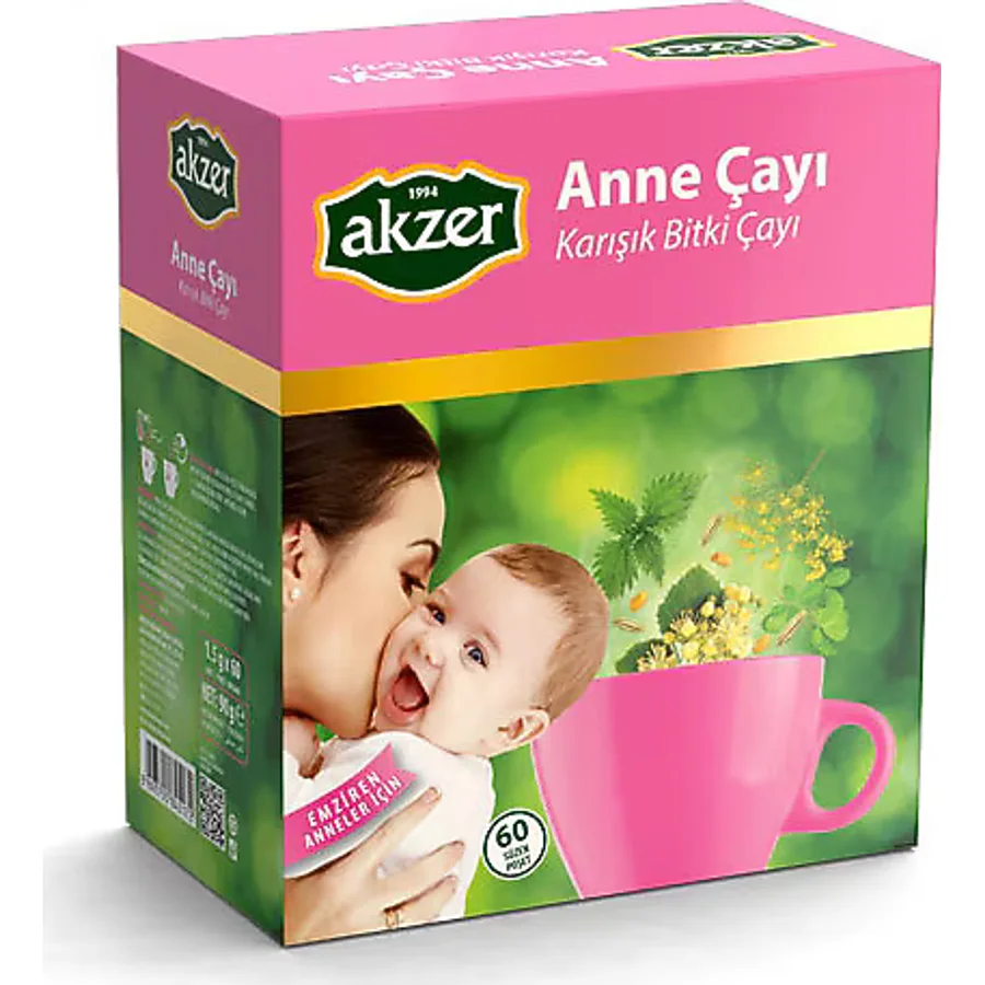 Akzer 60'lı Anne Sütü Arttırıcı Çay