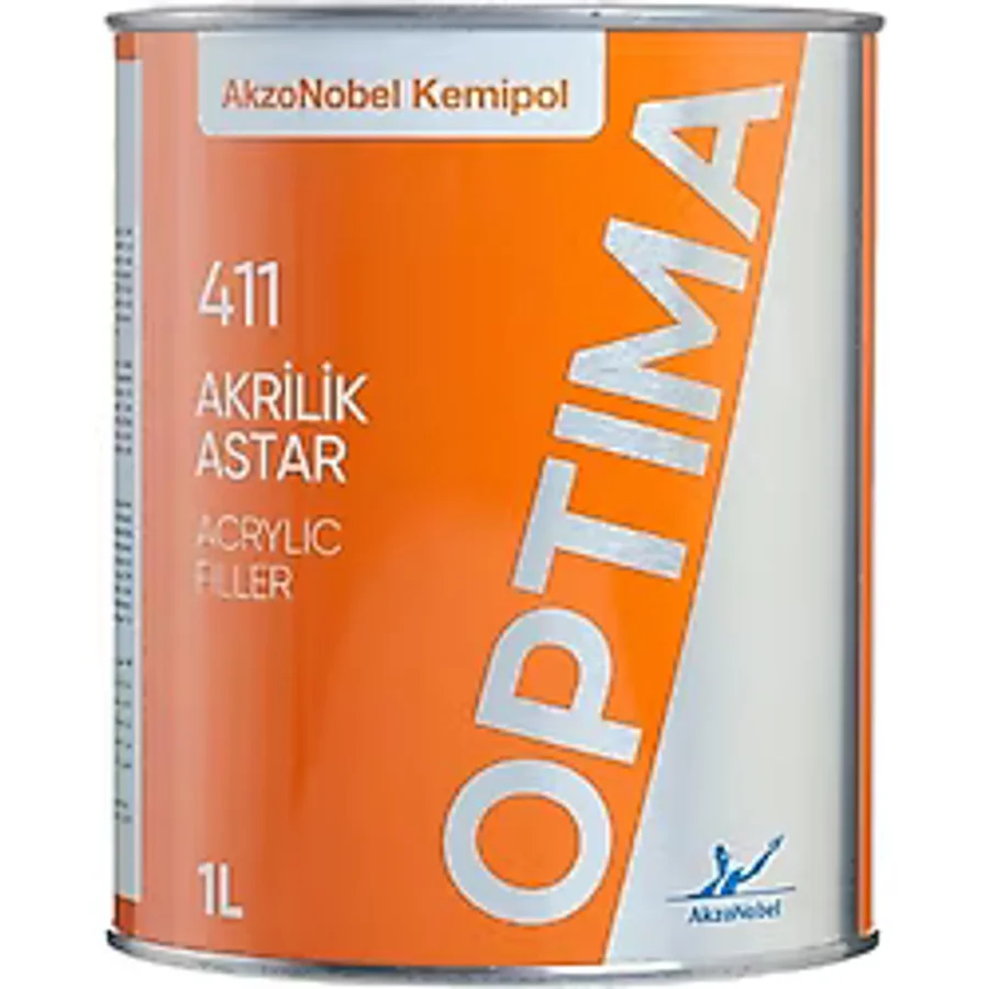 AkzoNobel Optima 2k 411 Akrilik Astar 1 Litre