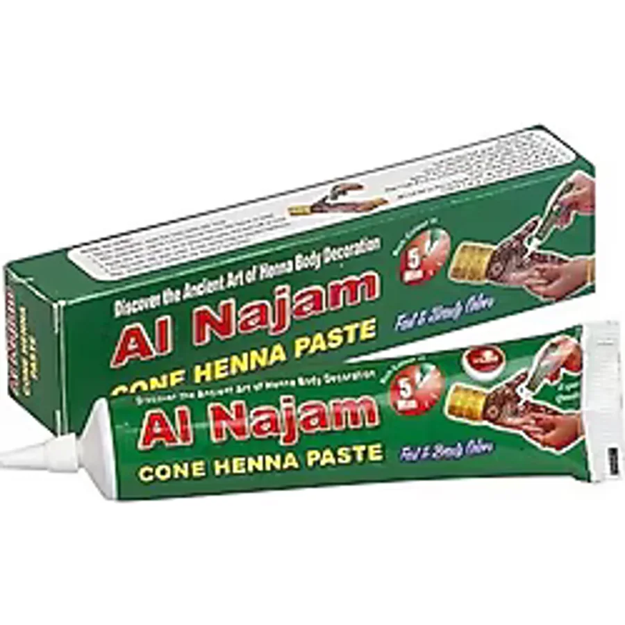 Al Najam Siyah Vücut Saç Dövme Hint Kınası
