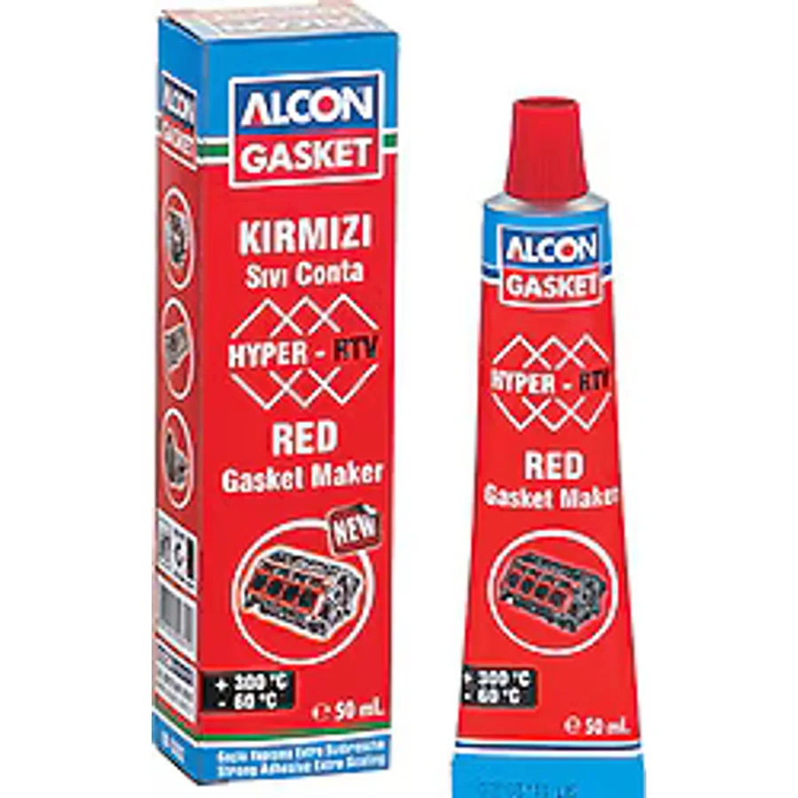 Alcon M-3302 50 ml Hyper-RTV Kırmızı Nötr Sıvı Conta
