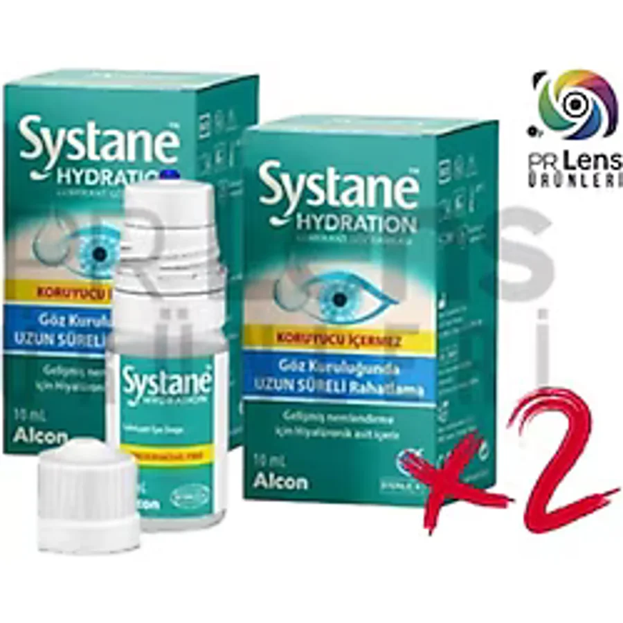 Alcon Systane Hydration Lubrikant Göz Damlası 10 Ml - 2 Adet