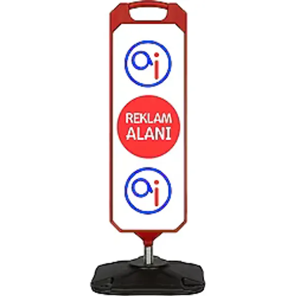 Aldialiyor Kırmızı Vale Duba 80 Cm Reklam Dubası