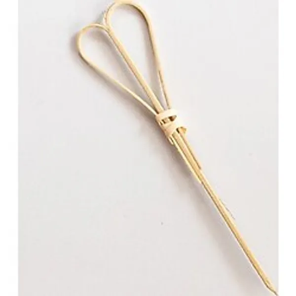Alenked Bambu Kalp Kürdan Kokteyl Çubukları Kanepeler, mezeler 12 cm Kürdan (Yeşil) 50 Adet