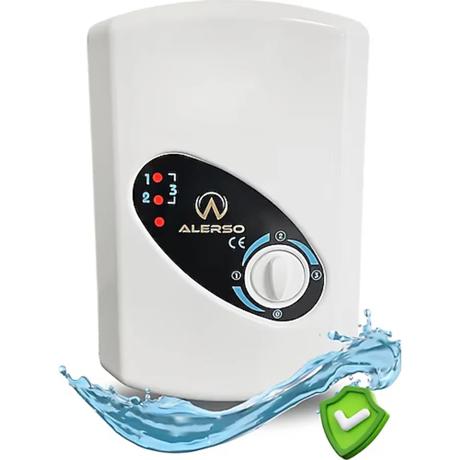 Alerso Premium Elektrikli Banyo Şofbeni 7 Emniyetli Ani Su Isıtıcı 7500w