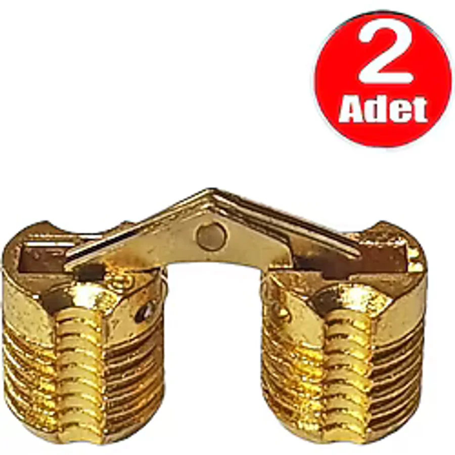 Aletcantam Gizli Masa Mentesesi 12Mm Metal Kirma Katlanir Mentese - 2 Adet