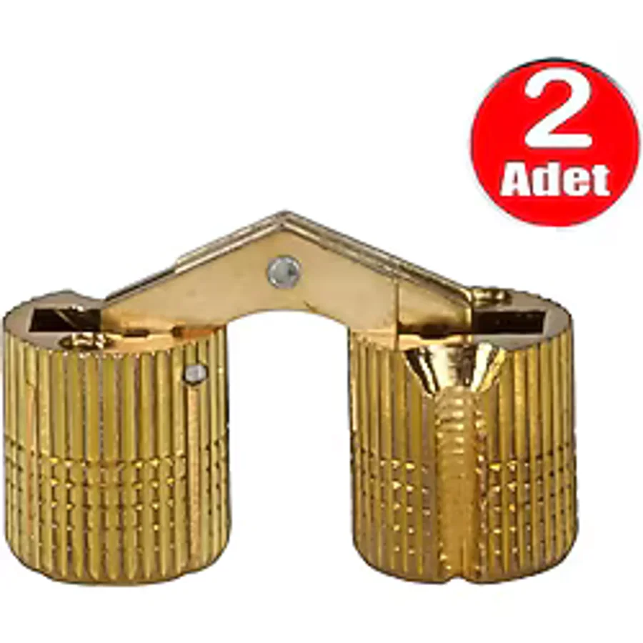 Aletcantam Gizli Masa Mentesesi 14Mm Metal Kirma Katlanir Mentese - 2 Adet