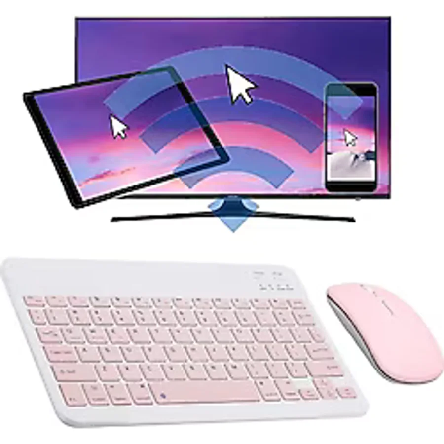 Alfa MEC Samsung Galaxy Tab A7 Lite T220 T225 T227 8.7 Inç Uyumlu Kablosuz Bluetooth Q Klavye