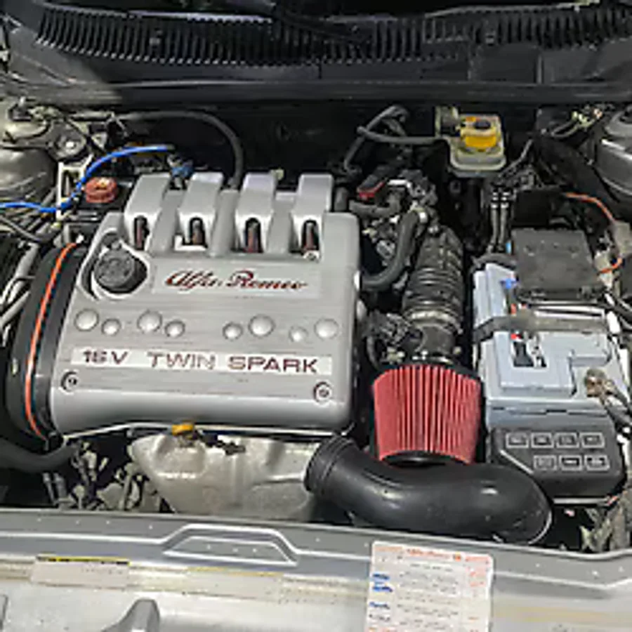 Alfa Romeo 156 Performans Açık Hava Filtresi 7.6Cm Kırmızı