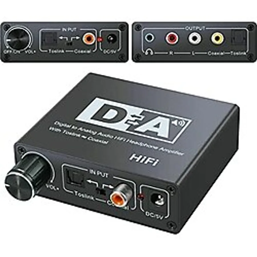 Alfais 5074 Digital To Analog Dac Çevirici Dönüştürücü Ses Optik Adaptörü