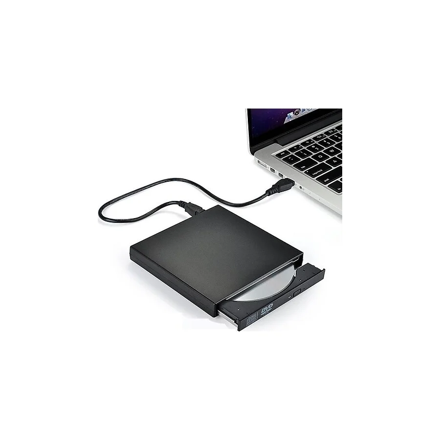 Alfasis Harici DVD Rw USB 2.0 CD DVD Yazıcı Okuyucu - Siyah