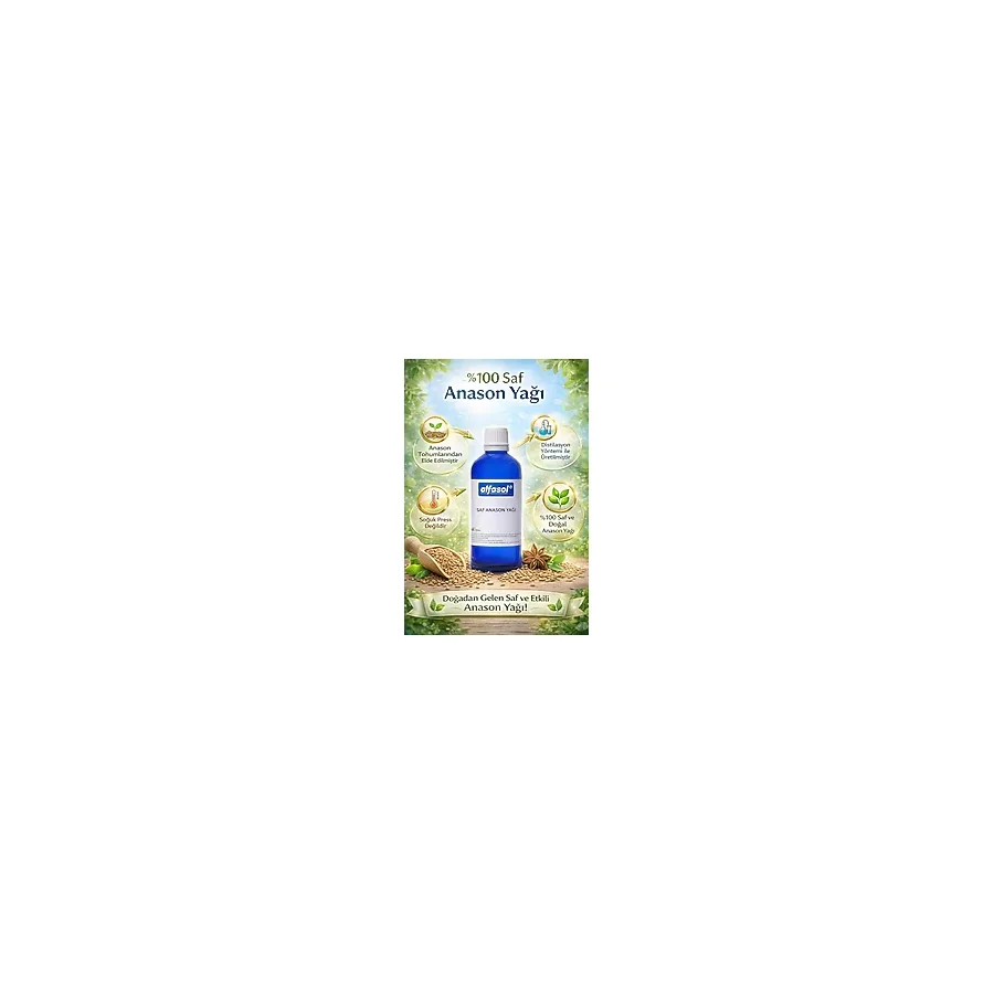 Alfasol Saf Anason Yağı 50 gr %100 Doğal Aroma ve Konsantre Özellikleriyle