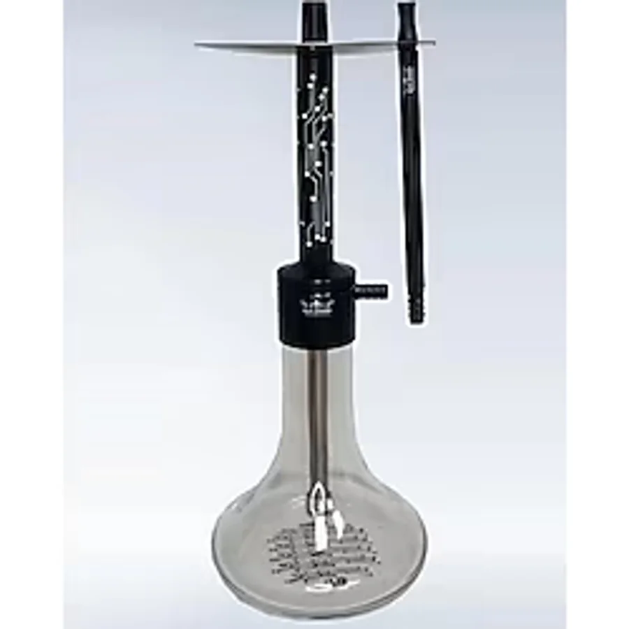 Alfe Shisha Performance F6 Electro Nargile Black