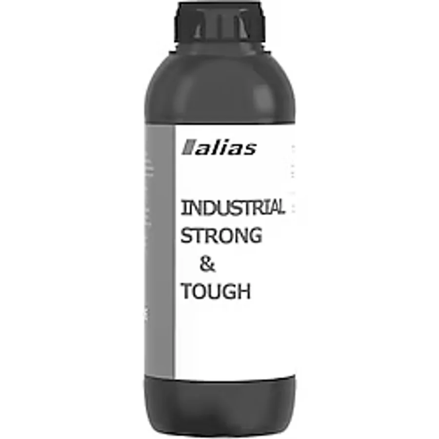 Alias Endüstriyel Strong & Tough Reçinesi Beyaz 1000 G, LCD 3D yazıcılarla Uyumlu, UV, Fotopolimer Reçine