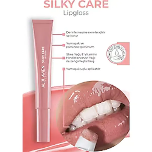 Alix Avien Silky Care Dolgunlaştırıcı 307 Rose Petal Dudak Parlatıcısı