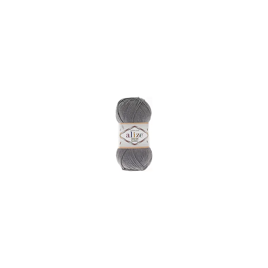 Alize Cotton Gold Hobby 50 gr Örgü İpi 087 Kömür Grisi