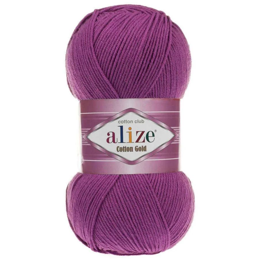 Alize Yazlık Pamuk Ip Cotton Gold Amigurumi Punch Ipi 122 Mürdüm