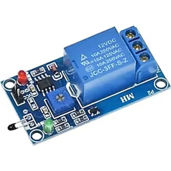 Alkatronik-12V Röleli Alev Ateş Algılama Sensör Modülü Yangın Alarmı 80Cm