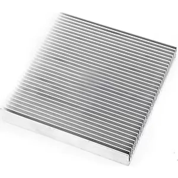 Alkatronik 9cm x 9cm x 1.5cm Alüminyum Metal Soğutucu Blok Radyatör Amfi Led Entegre Transistor Vga Ram CPU