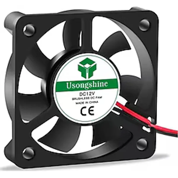 Alkatronik Dc 12v Fan 5x5cm Kuluçka Fanı Soğutucu Peltier Cooler PC Ekran Kartı 50x50mm