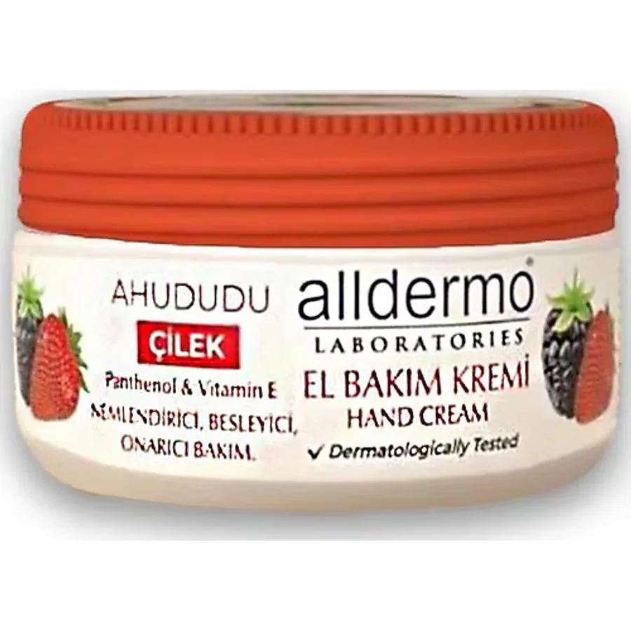 Alldermo Ahududu Çilek Nemlendirici 150 ml El Kremi