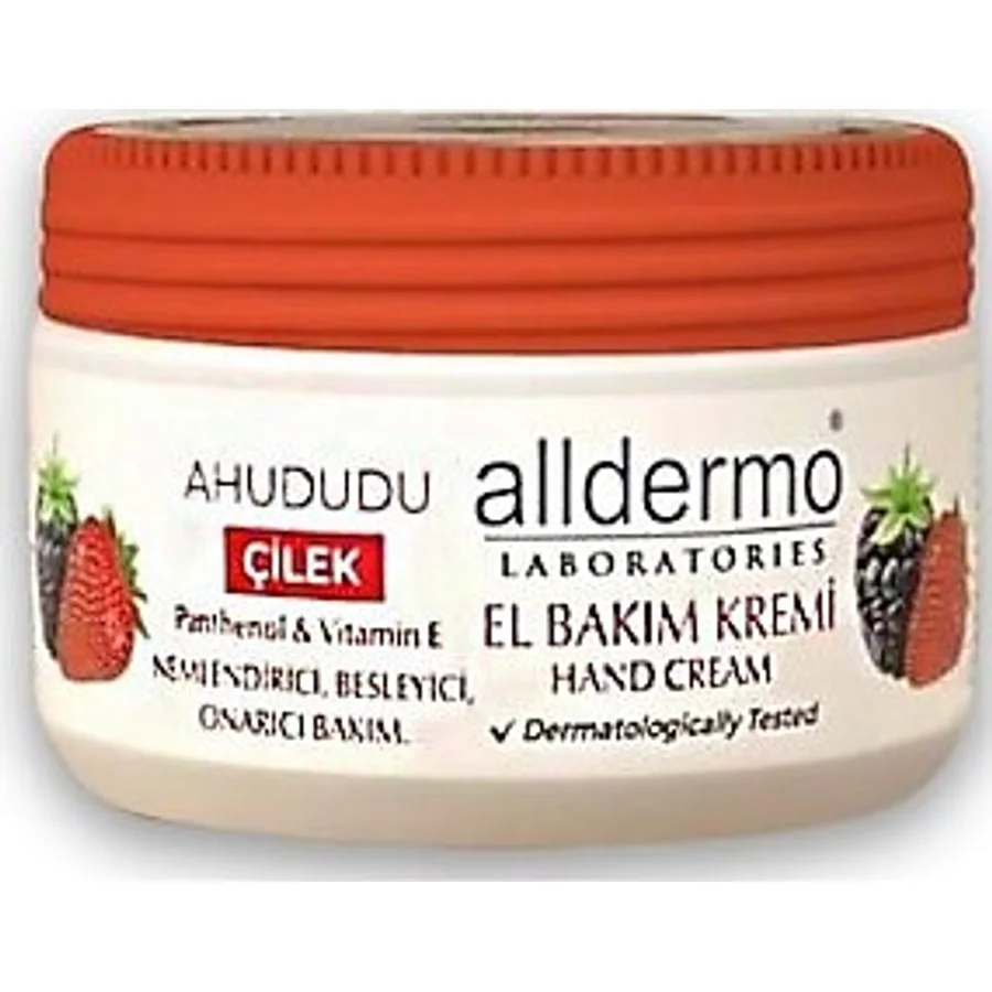 Alldermo Ahududu Çilek Nemlendirici 250 ml El Kremi