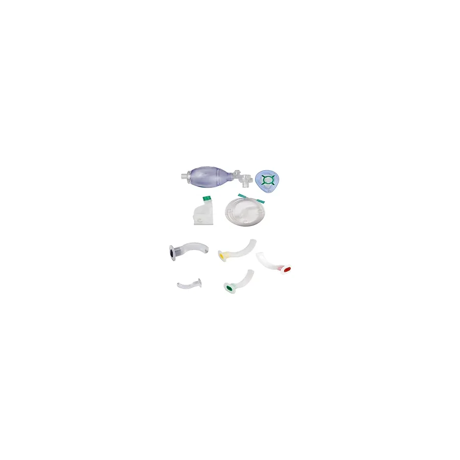 Allians Yetişkin Pvc Ambu Seti, Suni Solunum Maskesi ve 5 Adet Airway - Seçenek 1