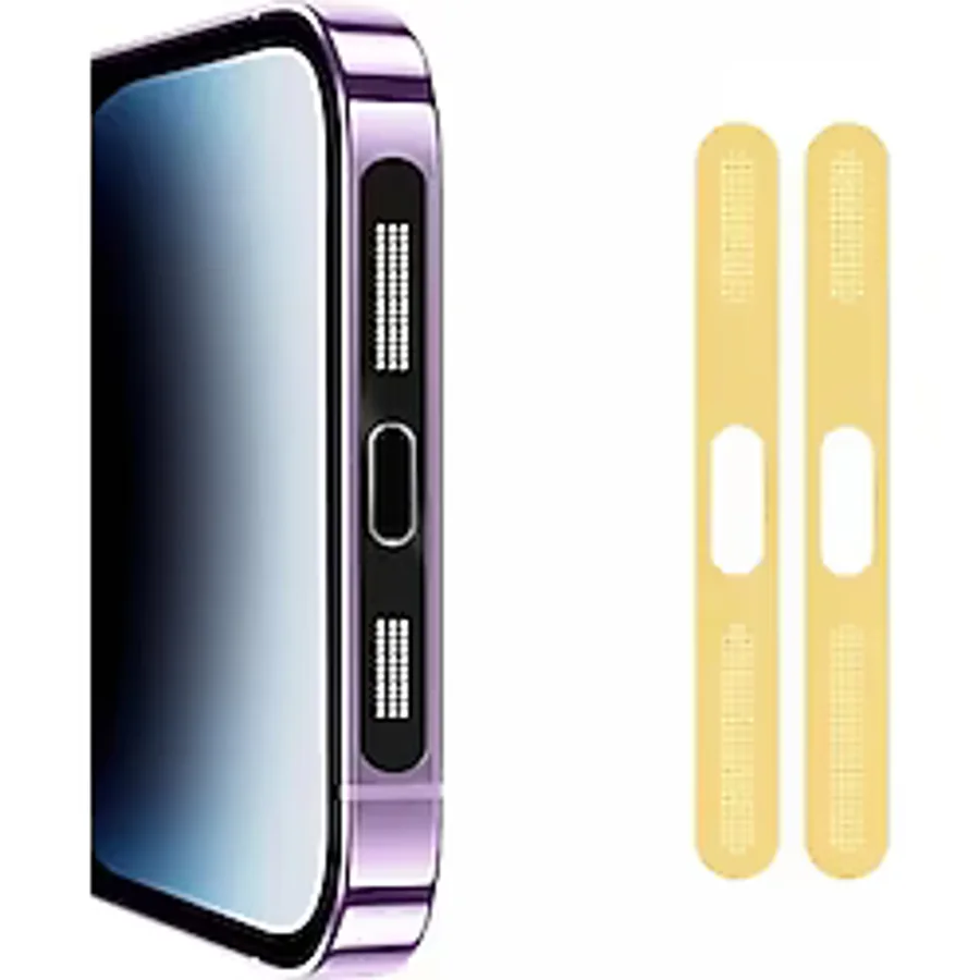 Ally İphone 14 İçin Anti-Dust Toz Ve Kir Önleyici Sticker 2 Adet Set-(5775)