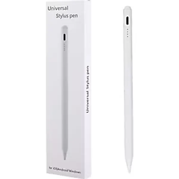 Ally K-2260 Universal Kapasitif Stylus iPad Tablet Dokunmatik Kalem BEYAZ