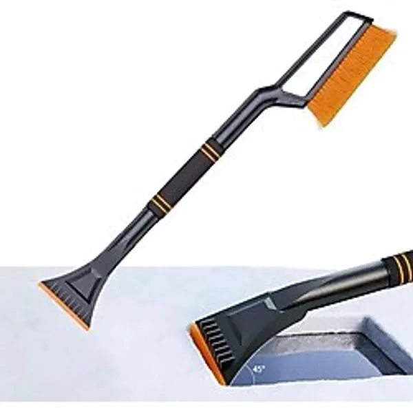 Ally St-3911 Uzatılabilir Araç Camı İçin Kar Fırçası Ve Buz Kazıyıcı Siyah