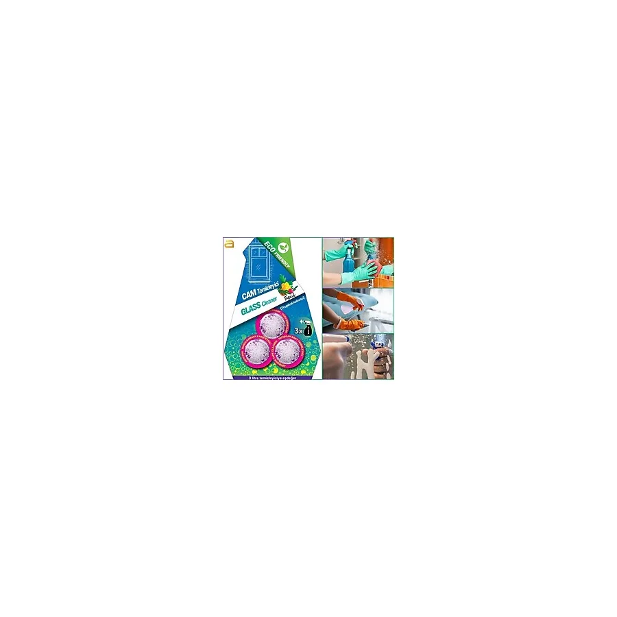 almital mobilya aksesuarları furniture accessories Hermit 3 Lt. Cam Temizleyici tablet- 3'lü (3 Litre) Paket (Tropikal Kokulu) doğa dostu