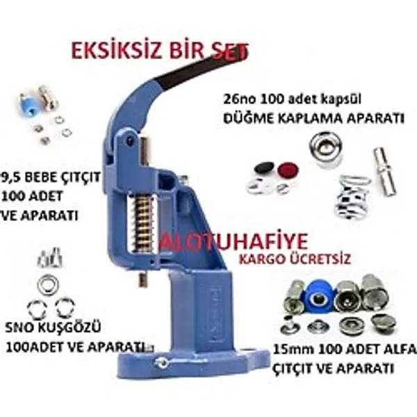 ALOTUHAFİYE Çıt Çıt Makinesi Başlanğıç Set