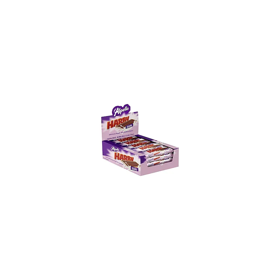 Alpella Harby Sütlü Bisküvi 24x25 gr