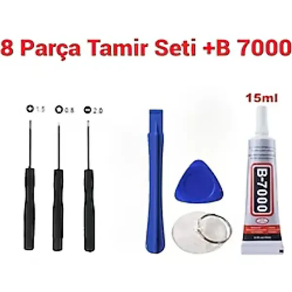 Alphone Telefon Ekran Açma Seti Tamir Kiti 8 Parça Sökme - Takımı B7000