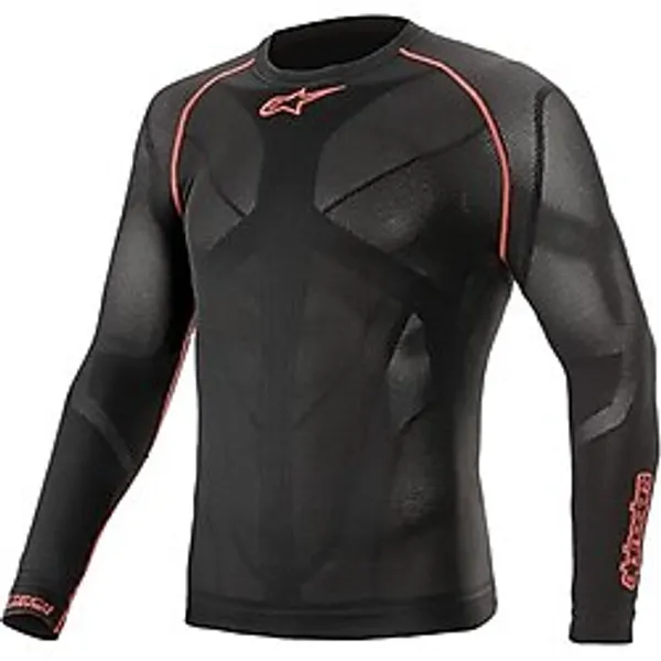 Alpinestars Erkek Motosiklet Kıyafeti, Siyah, Kırmızı, XS-XL
