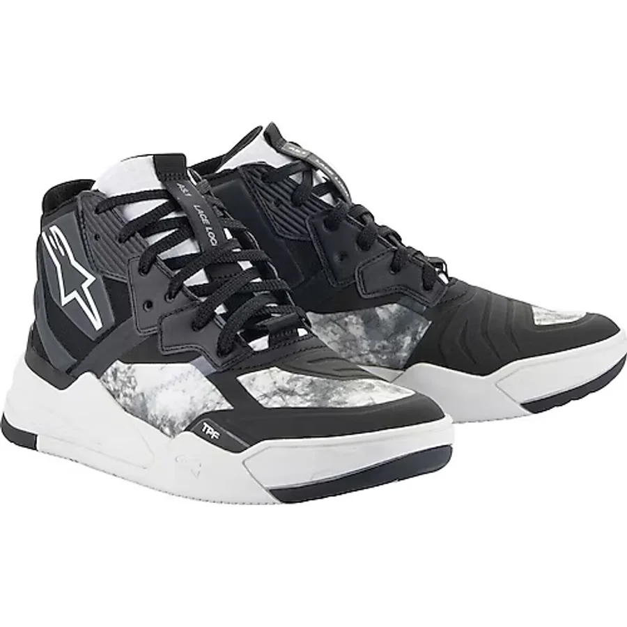 Alpinestars Speedflight Siyah-Beyaz Erkek Motosiklet Ayakkabısı