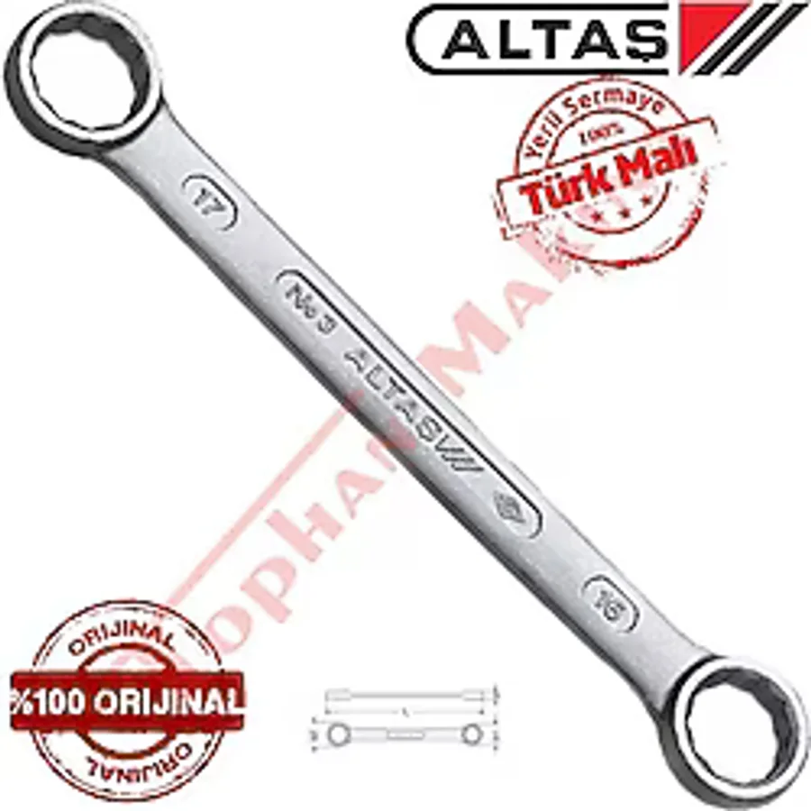 Altaş 22X24mm Düz Yıldız Anahtar