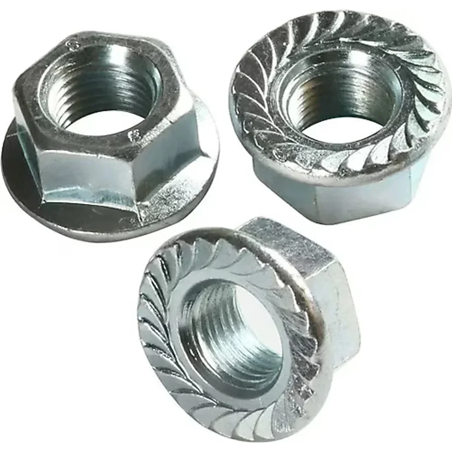 Altıköşe Flanşlı Somun M8 - 100 Adet