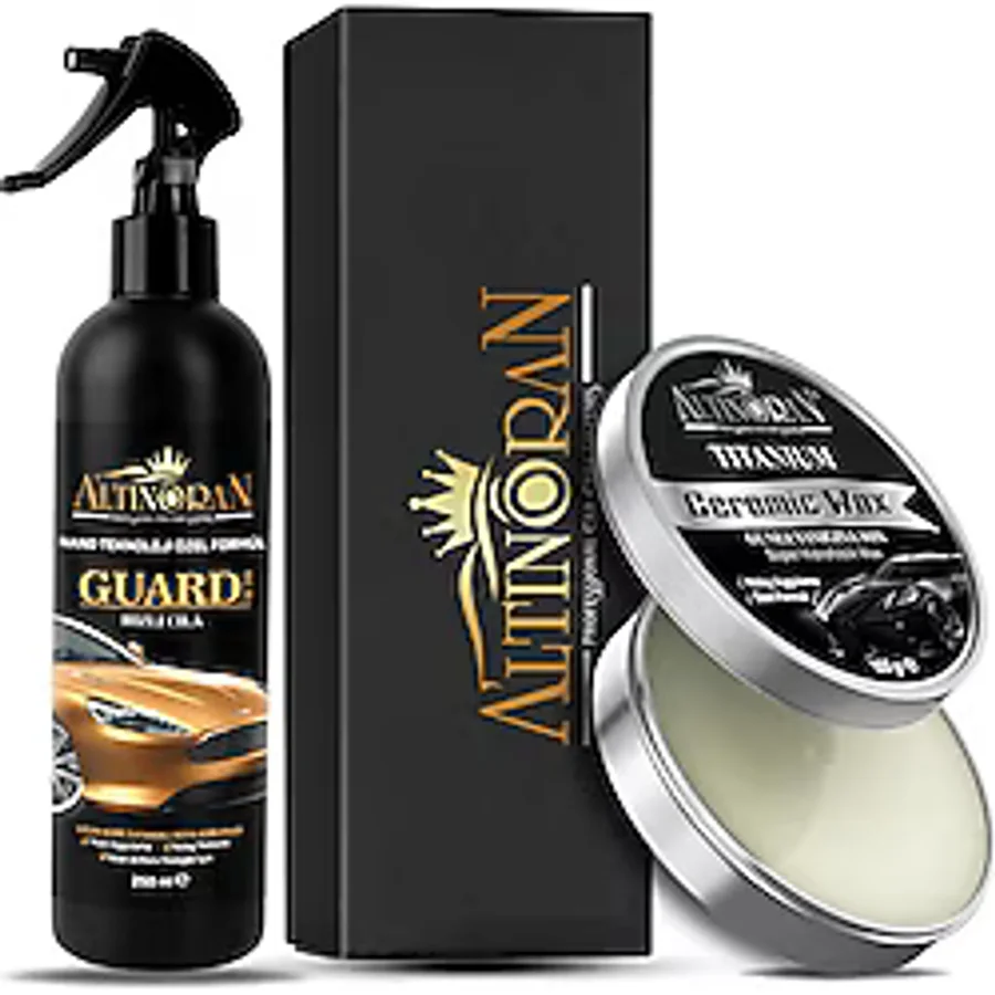 Altın Oran Titanium Seramik Katkılı Wax Krem Cila + Guard Auto