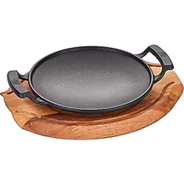 Altınbaşak A 120SK 24A Döküm Demir Kavurma Saçı + Nihale 24 cm