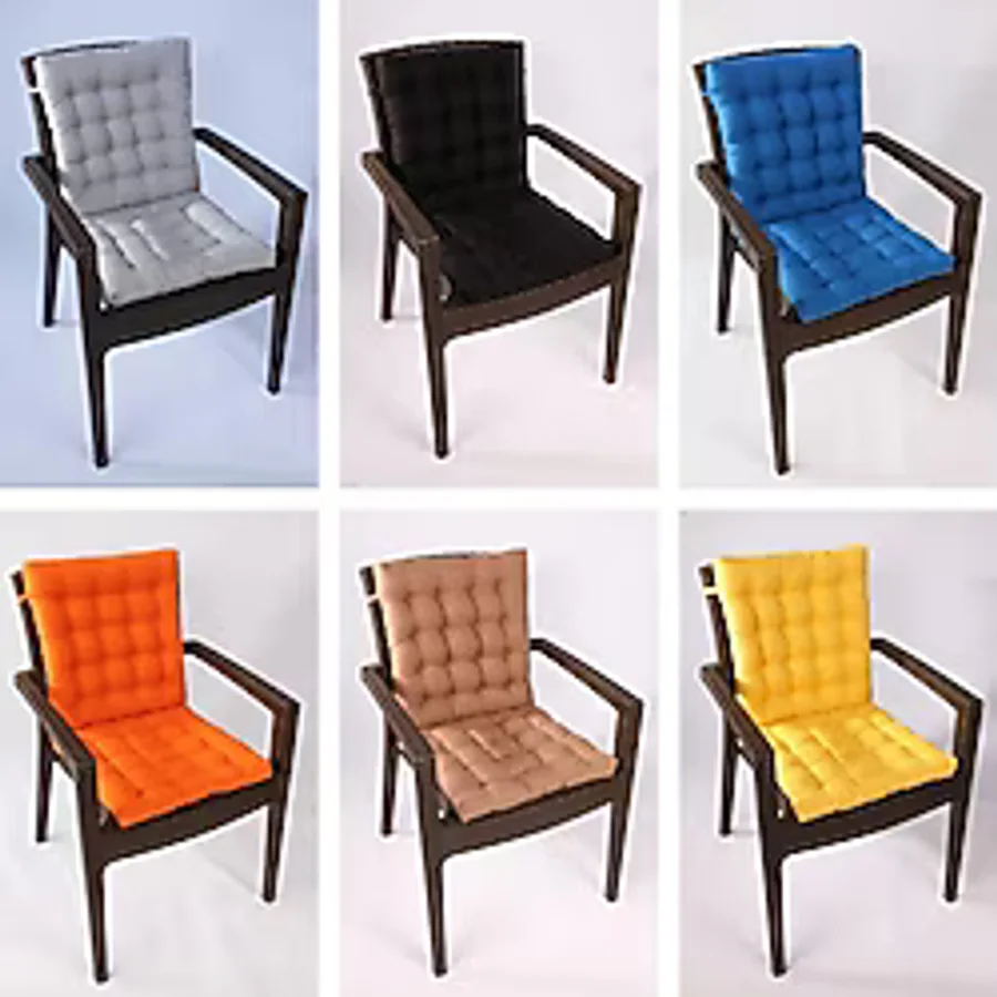 Altınpamuk Lüx Pofidik Rattan Lotus Sandalye Minderi 45X95 kiremit