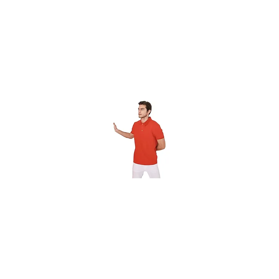 ALTINYILDIZ CLASSICS Slim Fit Dar Kesim Polo Yaka%100 Pamuk Kısa Kollu Tişört, Renk Nar Çiçeği, Beden M