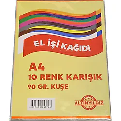 Altınyıldız El İşi Kağıdı A4 10lu 243726