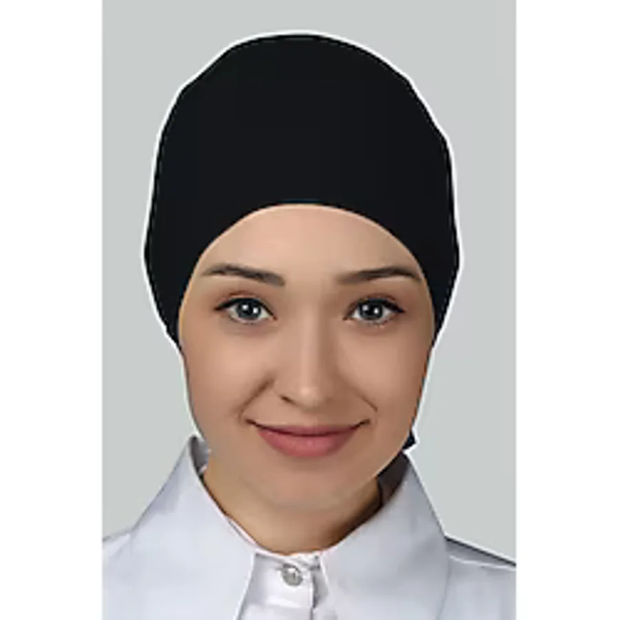 ALTOBEH Kadın Pratik Dikişsiz Bağcıklı Kaymayan Tesettür Penye Bone SİYAH