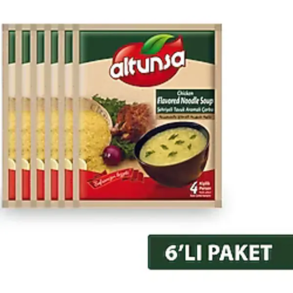 Altunsa Hazır Çorba Kremalı Tavuk 6 lı 60 Gr